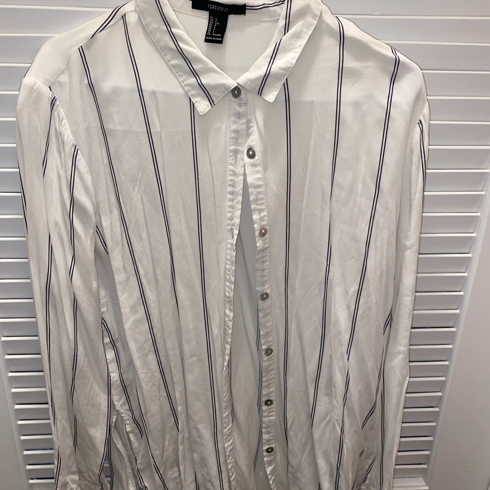 White striped blouse